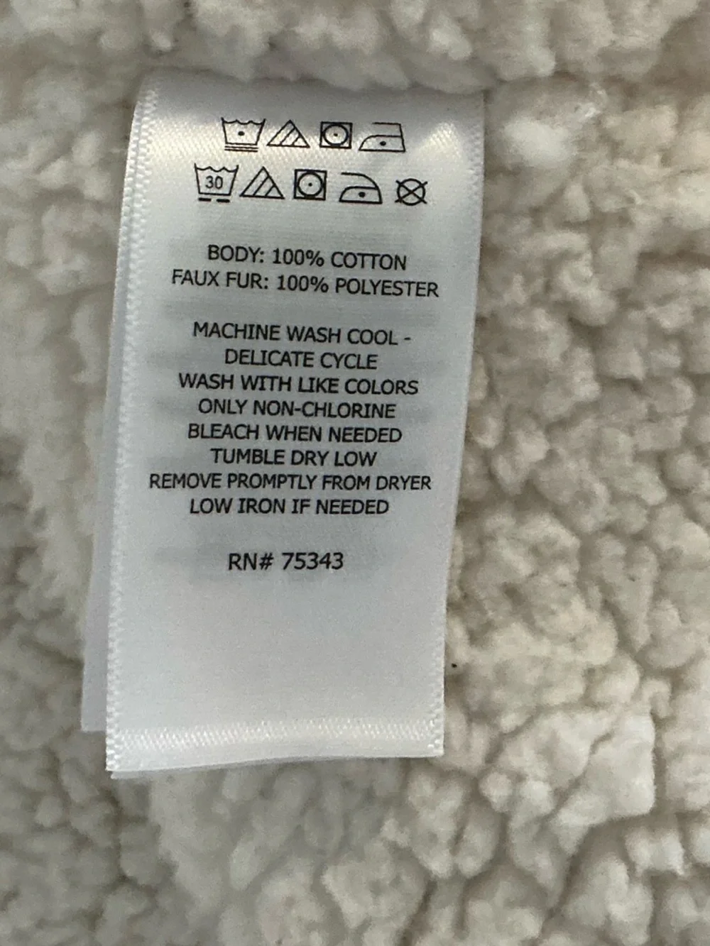 Telluride Clothing Company Corduroy Shacket with Sherpa Lining Sz XL - Picture 4 of 10